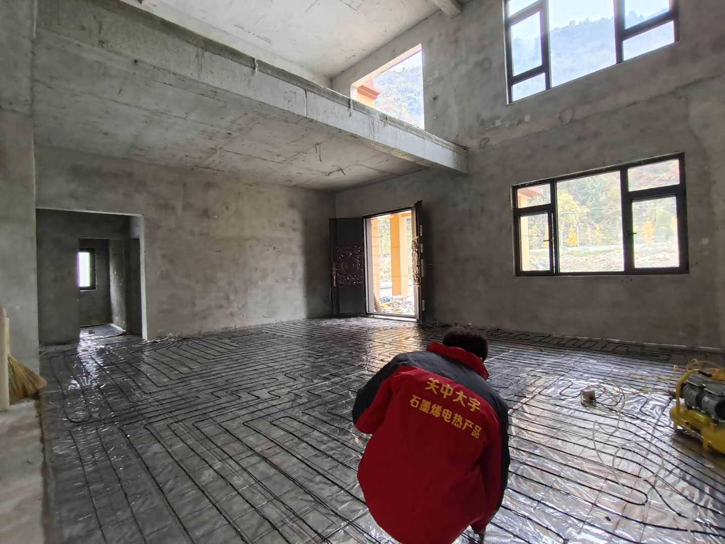 汉中自建别墅电地暖施工