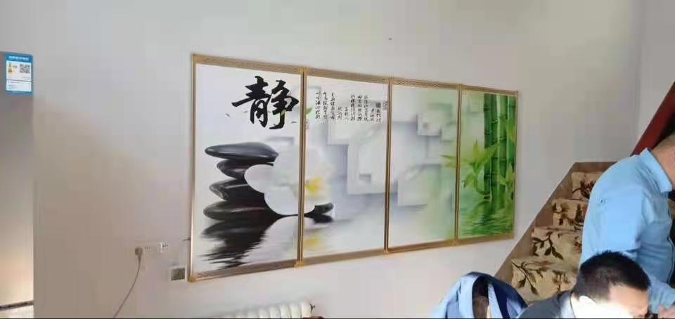 500W石墨烯墙暖画安装案例展示
