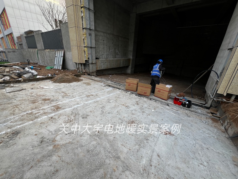 西安曲江车库坡道融雪工程车库出入口融雪